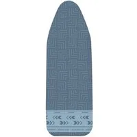 WENKO Bügelbrettbezug Modell Air Comfort XL/Universal, mit Blitzbüglerzone, Baumwolle, 5 Lagen, Bügelfläche 140x48 cm