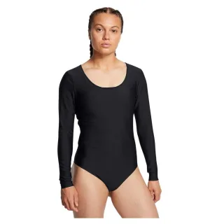 Under Armour - "Vanish" Bodysuit für Damen, Runder Auschnitt, Langärmlig (Schwarz)
