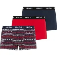 HUGO Trunk TRUNK TRIPLET DESIGN (Packung, 3-St) mit Logobund