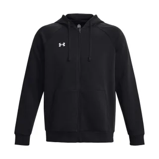Under Armour - "Rival" Kapuzenpullover Durchgehender Reißverschluss für Herren/Damen Unisex (Schwarz)