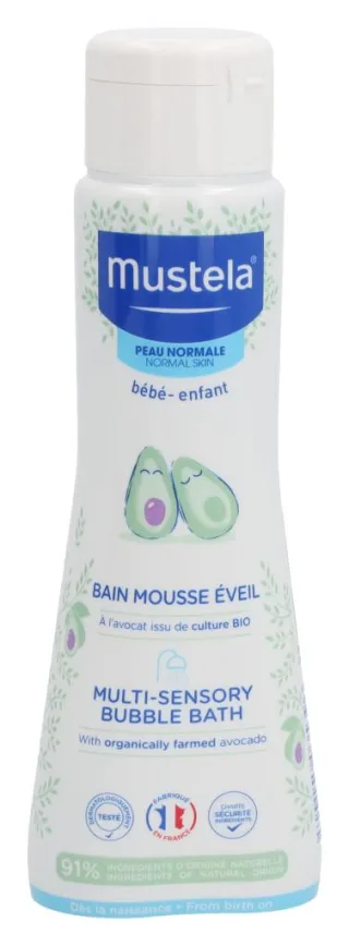 Mustela Normalhaut Multi-Sensorisches Badeschaumbad 200ml