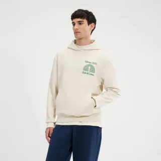 Ellesse - "Club Di Corsa" Kapuzenpullover für Herren (Naturweiß)