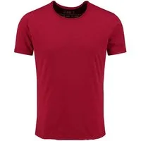 Key Largo T-Shirt Bread vintage Look uni Basic T00621 Rundhalsauschnitt unifarben kurzarm slim fit