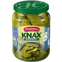 Hengstenberg Gemüsekonserve, Hengstenberg Knax Gewürzgurken Polnische Art mit Borretsch 670g