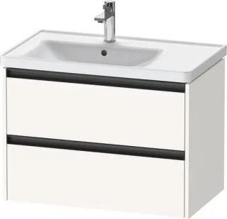 Duravit Ketho.2 Waschtischunterbau wandhängend Weiß Supermatt 784x455x549 mm - K25285084840000 K25285084840000