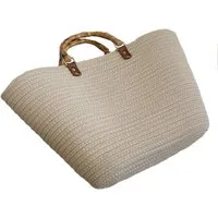 Jumpeak Handtasche handtasche damen,schwarze handtasche für damen,handtasche beige (strand tasche, tragetasche damen), boho style,boho tasche,strandtasche,strandtasche damen,45x28cm