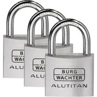 Burg Wächter Vorhängeschloss Burg Wächter 36251 Vorhängeschloss 40.00 mm gleichschließend Alumini
