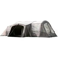 Skandika Tunnelzelt Timola 6 Air Sleeper Protect XL Plus, 2 schwarze Schlafkabinen, Personen: 6 (Skandika Sleeper Technology und Spezialbeschichtung am Außenzelt), aufblasbares Zelt für 6 Mann, 4000 mm Wassersäule, 220 cm Stehhöhe