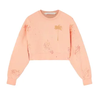 Palm Angels - Sweatshirt für Damen, kurz geschnitten (Pink)
