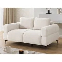 S-Style Möbel 2-Sitzer Sofa Cardea in Bubble-Optik aus weichem Strukturstoff, mit Wellenfederung und hohem Sitzkomfort