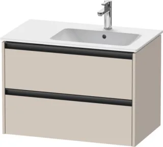 Duravit Ketho.2 Waschtischunterbau wandhängend Taupe Matt 810x480x549 mm - K25268091910000 K25268091910000