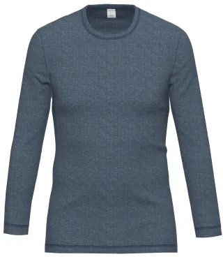 AMMANN - 193 Thermo Shirt 1/1 Arm dunkelblau - Gr. - 5