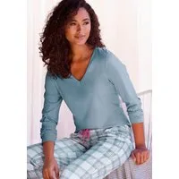 Vivance Dreams by Lascana Pyjamaoberteil mit schönem V-Ausschnitt