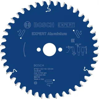 Bosch Kreissägeblatt Expert for Aluminium ø 150 mm - 2608644093