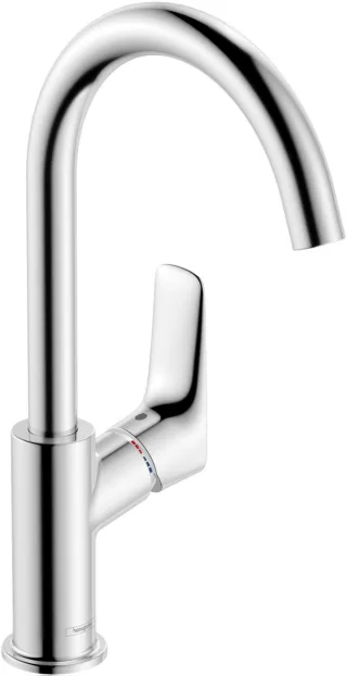 Hansgrohe Waschtischmischer 210 Logis chrom mit Schwenkauslauf ohne Ablaufgarnitur , 71131000 71131000