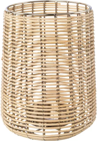 Home affaire Windlicht "Kerzenhalter Vallenay" aus Naturweide und Metall