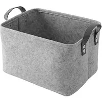 JOYOLEDER Dekokorb Aufbewahrungskorb Filzkörbchen mit Griffen (Filztasche Shopper Organizer, 1 St)