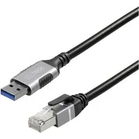 Maxtrack Maxtrack USB 3.2 Gen 1 (USB 3.0) / RJ45 Netzwerk Adapter CAT 6 [1x USB Adapter, 150.00 cm