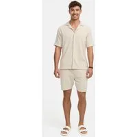 Indicode Freizeitanzug Herren INZandro Shirt Herrenshorts Set (Set), mit strukturierter Stoffqualität für eine besondere Haptik