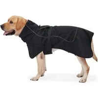 Ledander Hundejacke Hundejacke Wasserdichter Hundemantel Reflektierende Jacke für kaltes, Wetter mit weichem Fleecefutter Warmer Mantel für Hund Camping Wandern