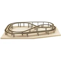 NOCH Modelleisenbahn-Geländematte H0 Easy-Track Trassenbausatz Andreastal 53605
