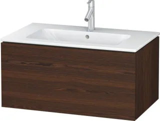 Duravit L-Cube Waschtischunterbau wandhängend Nussbaum gebürstet Matt 820x481x400 mm - LC614106969 LC614106969