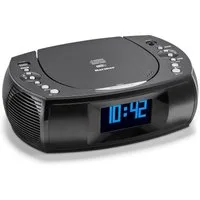 Karcher UR 1309D Uhrenradio (DAB+, UKW (FM), 2 W, Radiowecker mit MP3 / CD Player und DAB+ / UKW Radio)