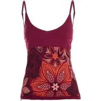 Vishes Shirttop Sommer Top Damen Hemdchen Träger Floral Bedruckt Baumwolle Alternative Mode, Boho, Hippie, Ethno, Festival