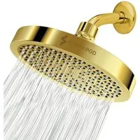 sparkpod Regenduschkopf Luxus XL Hochdruck Duschkopf Regendusche Anti-Kalk Düsen Spa-Feeling, (Hochdruck-Regendusche mit 90 Anti-Kalk-Düsen, einfache Montage, 4-tlg., Hochdruck-Wasserdurchfluss, modernes Design, langlebiges Material), Hochdruck-Dusch