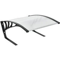 casa.pro Mähroboter-Garage, BxTxH: 103x78x45.5 cm, »Monza«Überdachung Rasenroboter 78x103x46cm Schwarz/Transparent