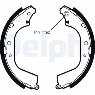 Delphi Bremsbacken hinten Toyota 4 Dyna Hiace Hilux Land Liteace VW Taro