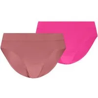 PUMA Slip PUMA WOMEN 3D KNIT SPORT BRIEFS 2P (2er Pack) nahtlose Ränder für eine unsichtbare Passform