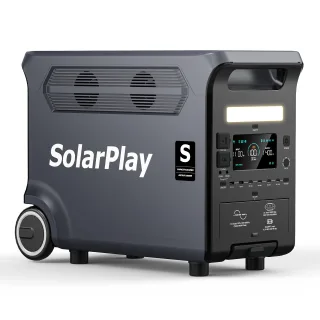[EU Direct] SolarPlay Q3600 3600W Portable Power Station 3840Wh LiFePO4 Battery UPS 17 Outputs 1.5H Fast Charging Solar