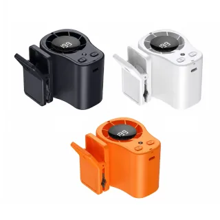 T511 Outdoor Hanging Waist Fan USB Rechargeable Clip On Mini Fan 199 Speed LED Display Quiet Portable Fan For Camping Hi