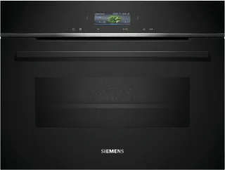 SIEMENS Backofen mit Mikrowelle iQ700 "CM724G1B1" mit Hydrolyse Intuitive Bedienung dank Touch-Navigation & Kochassistent