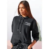 Buffalo Hoodie mit Statement Druck, Loungewear
