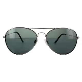 Polaroid Aviator Unisex Gunmetal Grau Blau Polarisierte Sonnenbrille