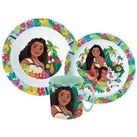 Disney Kindergeschirr-Set Disney Vaiana Lagoon Essgeschirr Mikro 350ml