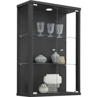fif möbel Vitrine OPTIMA Hängevitrine/Glasvitrine 2x Glastür,perfekt für Sammler,Sammlervitrine
