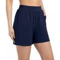 Smilodox Shorts Corry, lockere Freizeithose mit breitem Bund & Eingrifftaschen Radlerhose weiches Material, Bequeme Sommershorts, Alltag Relax
