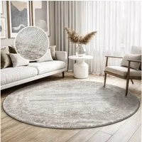 Sanat Teppich Harmony 3215, auch als Läufer und in Rund, rund, Höhe: 12 mm, Wohnzimmer, Kurzflor, modern, Bordüre, Schlafzimmer