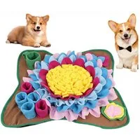 Zaewry Tier-Intelligenzspielzeug Schnüffelteppich Hund, Futterschnüffel-Futtermatte, Trainingsmatte, Interaktive Hundespielzeug für Alle Hunderassen
