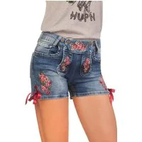 MarJo Trachtenjeans Trachtenjeans Damen - ROSE - blau