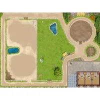 SkippiDoo Kinderteppich Spielteppich Pferde z.B. Schleich® Kinderzimmerteppich Kinderteppich