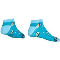 AbgeStrumpft Sneakersocken Abgestrumpft Sneaker Segelboot (1 Paar, 1-Paar, 1 Paar) lustiges Design