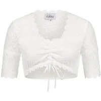 Nübler Dirndlbluse Dirndlbluse Kurzarm Nena in Creme von Nübler