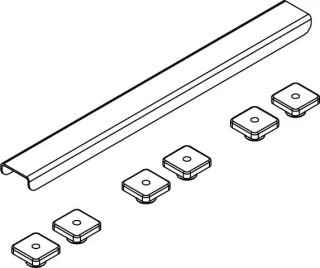 Kermi BC Abdeckung Rinne Basic 900 x 40 x 18 mm, 6033520 6033520