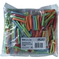 Herlitz Formularblock Lose: Gewinne 1-500 farbig sortiert VE=500 Stück