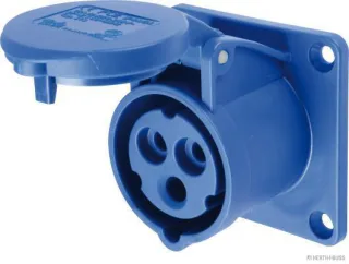 HERTH&BUSS Steckdose, 3-polig, 16 A blau - 51307027