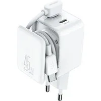 JOYROOM Joyroom JR-TCL05 GaN Wandladegerät 45W Weiß Smartphone-Ladegerät